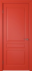 Межкомнатная дверь Стокгольм ПГ (Эмаль красная)