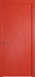 Межкомнатная дверь Flitta ПГ (Enamel red)