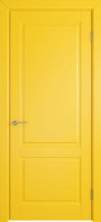 Межкомнатная дверь Доррен ПГ (Эмаль желтая)