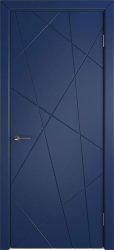 Межкомнатная дверь Флитта ПГ (Эмаль синяя)