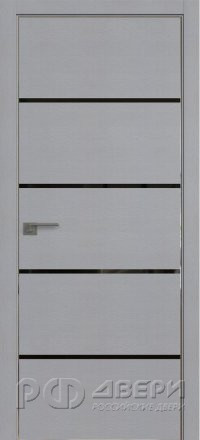 Межкомнатная дверь 20STK (Pine Manhattan Grey/Черный лак/Матовая кромка)