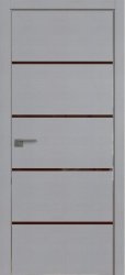Межкомнатная дверь 20STK (Pine Manhattan Grey/Коричневый лак/Матовая кромка)