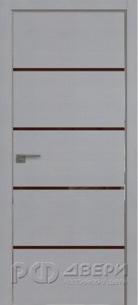 Межкомнатная дверь 20STK (Pine Manhattan Grey/Коричневый лак/Матовая кромка)