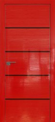 Межкомнатная дверь 20STK (Pine Red glossy/Коричневый лак/Матовая кромка)