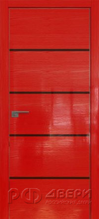 Межкомнатная дверь 20STK (Pine Red glossy/Коричневый лак/Матовая кромка)