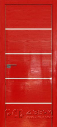 Межкомнатная дверь 20STK (Pine Red glossy/Перламутровый лак/Матовая кромка)