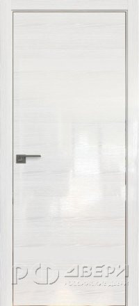 Межкомнатная дверь 3STK (Pine White glossy/Белый лак/Матовая кромка)