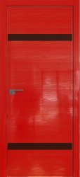 Межкомнатная дверь 3STK (Pine Red glossy/Коричневый лак/Матовая кромка)