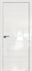 Межкомнатная дверь 4STK (Pine White glossy/Белый лак/Кромка Хром)