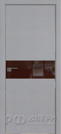 Межкомнатная дверь 4STK (Pine Manhattan Grey/Коричневый лак/Кромка Хром)