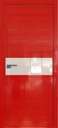 Межкомнатная дверь 4STK (Pine Red glossy/Перламутровый лак/Кромка Хром)