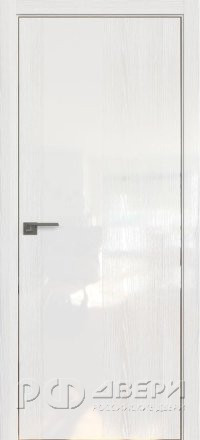 Межкомнатная дверь 5STK (Pine White glossy/Белый лак/Матовая кромка)