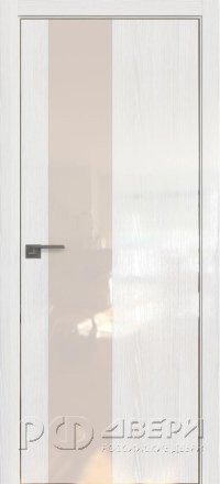 Межкомнатная дверь 5STK (Pine White glossy/Перламутровый лак/Матовая кромка)