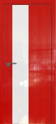 Межкомнатная дверь 5STK (Pine Red glossy/Белый лак/Матовая кромка)