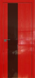 Межкомнатная дверь 5STK (Pine Red glossy/Коричневый лак/Матовая кромка)