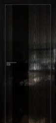 Межкомнатная дверь 5STK (Pine Black glossy/Черный лак/Матовая кромка)