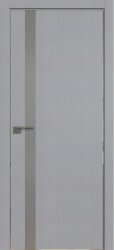 Межкомнатная дверь 6STK (Pine Manhattan Grey/Серебряный лак/Матовая кромка)