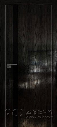 Межкомнатная дверь 6STK (Pine Black glossy/Черный лак/Матовая кромка)