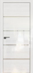 Межкомнатная дверь 7STK кромка AL-Матовая (Pine White glossy)