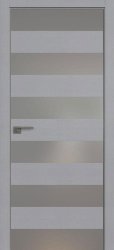 Межкомнатная дверь 8STK (Pine Manhattan Grey/Серебряный лак/Матовая кромка)