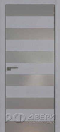 Межкомнатная дверь 8STK (Pine Manhattan Grey/Серебряный лак/Матовая кромка)