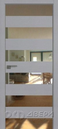 Межкомнатная дверь 8STK (Pine Manhattan Grey/Зеркало/Матовая кромка)