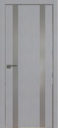 Межкомнатная дверь 9STK (Pine Manhattan Grey/Серебряный лак/Кромка Хром)