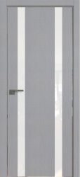 Межкомнатная дверь 9STK (Pine Manhattan Grey/Белый лак/Кромка Хром)