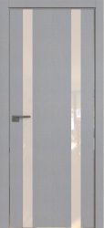 Межкомнатная дверь 9STK (Pine Manhattan Grey/Перламутровый лак/Кромка Хром)