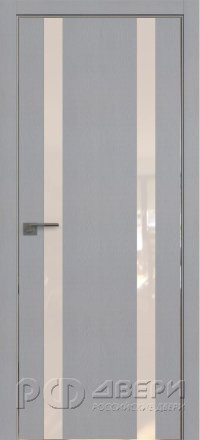 Межкомнатная дверь 9STK (Pine Manhattan Grey/Перламутровый лак/Кромка Хром)