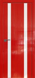Межкомнатная дверь 9STK (Pine Red glossy/Белый лак/Кромка Хром)