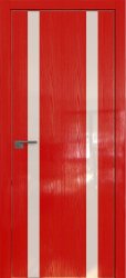 Межкомнатная дверь 9STK (Pine Red glossy/Перламутровый лак/Кромка Хром)