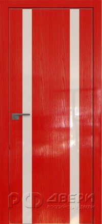 Межкомнатная дверь 9STK (Pine Red glossy/Перламутровый лак/Кромка Хром)