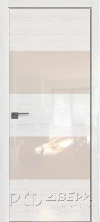 Межкомнатная дверь 10STK (Pine White glossy/Перламутровый лак/Матовая кромка)