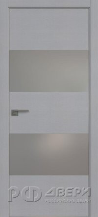 Межкомнатная дверь 10STK (Pine Manhattan Grey/Серебряный лак/Матовая кромка)