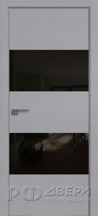 Межкомнатная дверь 10STK (Pine Manhattan Grey/Черный лак/Матовая кромка)