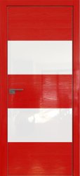 Межкомнатная дверь 10STK (Pine Red glossy/Белый лак/Матовая кромка)