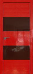 Межкомнатная дверь 10STK (Pine Red glossy/Коричневый лак/Матовая кромка)
