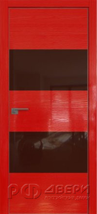 Межкомнатная дверь 10STK (Pine Red glossy/Коричневый лак/Матовая кромка)