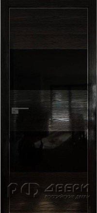 Межкомнатная дверь 10STK (Pine Black glossy/Черный лак/Матовая кромка)