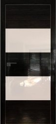 Межкомнатная дверь 10STK (Pine Black glossy/Перламутровый лак/Матовая кромка)