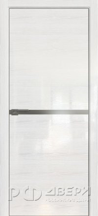 Межкомнатная дверь 11STK (Pine White glossy/Матовая кромка)