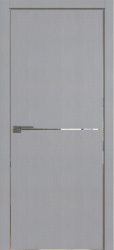 Межкомнатная дверь 12STK (Pine Manhattan Grey/Кромка Хром)