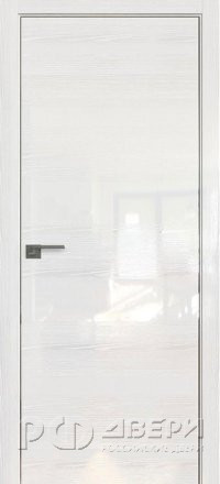 Межкомнатная дверь 18STK (Pine White glossy/Белый лак/Матовая кромка)