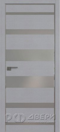 Межкомнатная дверь 18STK (Pine Manhattan Grey/Серебряный лак/Матовая кромка)
