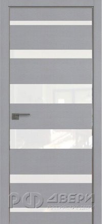 Межкомнатная дверь 18STK (Pine Manhattan Grey/Белый лак/Матовая кромка)