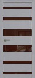 Межкомнатная дверь 18STK (Pine Manhattan Grey/Коричневый лак/Матовая кромка)