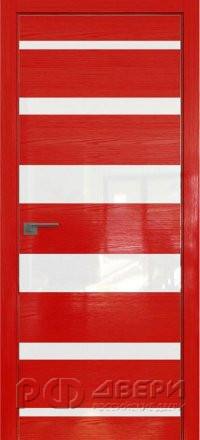 Межкомнатная дверь 18STK (Pine Red glossy/Белый лак/Матовая кромка)