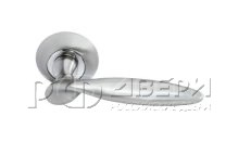Ручка для межкомнатной двери MH-09 SN КУПОЛ (Белый никель)