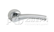 Ручка для межкомнатной двери MH-19 SC/CP HALL (Матовый хром/Полированный хром)